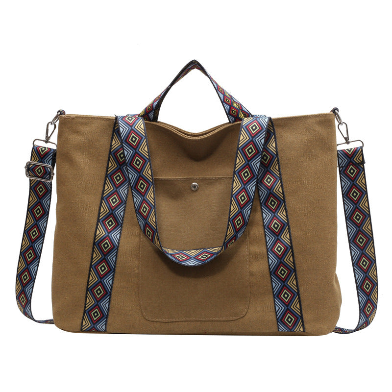 Wholesale Large Capacity Messenger Bag Canvas Bag